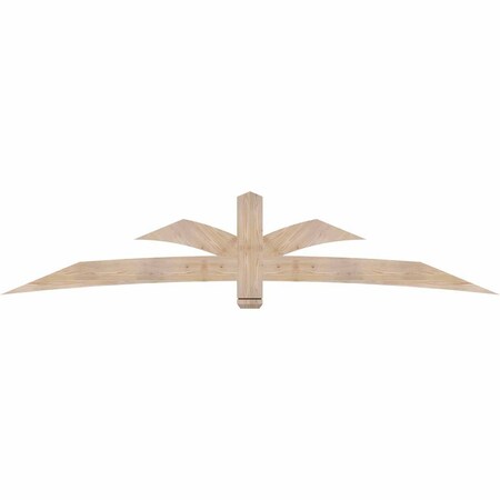 Ekena Millwork Davenport Smooth Timber Gable Bracket, Douglas Fir, 108"W x 22"H x 1 1/2"D x 5 1/2"F, 5/12 Pitch GBW108X22X0206DAV00SDF